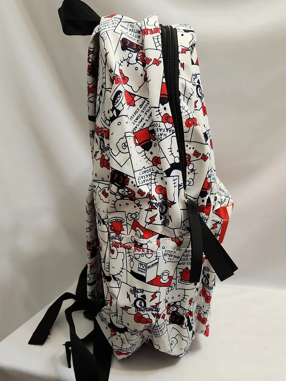 Hello Kitty All-over Print Red White Backpack